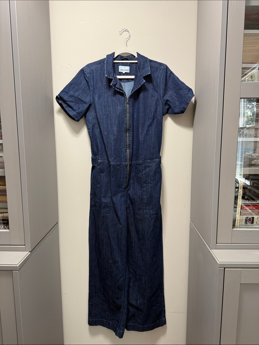Duer Denim One-Piece Jumpsuit - Dark Blue